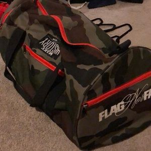 Flag nor Fail Camo Gym Duffle Bag